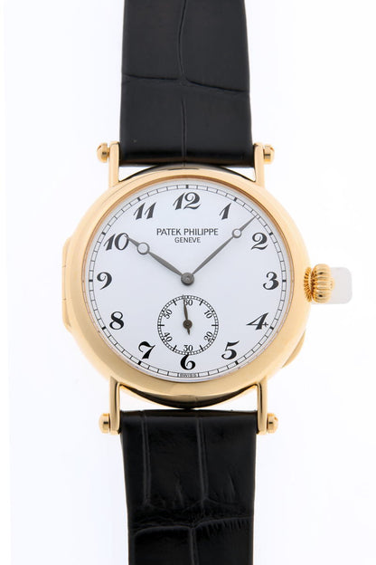 PATEK PHILIPPE パテックフィリップ カラトラバ オフィサー 150周年 手巻 Cal.215 3960J 750YG メンズ 時計 2510105