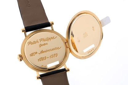 PATEK PHILIPPE パテックフィリップ カラトラバ オフィサー 150周年 手巻 Cal.215 3960J 750YG メンズ 時計 2510105