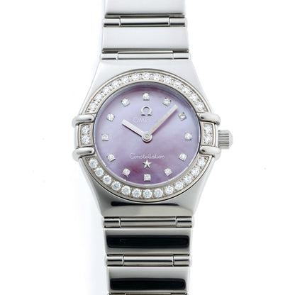OMEGA オメガ コンステレーション ミニ マイチョイス ダイヤ クォーツ USA限定 1457.78 ＳＳ レディース 時計 2510106