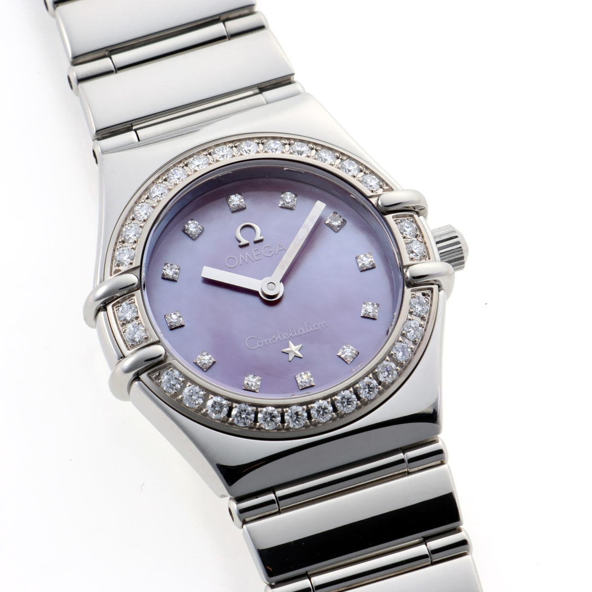 OMEGA オメガ コンステレーション ミニ マイチョイス ダイヤ クォーツ USA限定 1457.78 ＳＳ レディース 時計 2510106