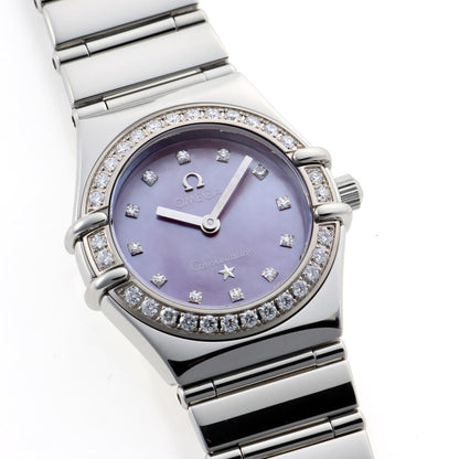 OMEGA オメガ コンステレーション ミニ マイチョイス ダイヤ クォーツ USA限定 1457.78 ＳＳ レディース 時計 2510106