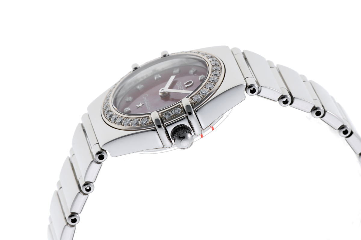 OMEGA オメガ コンステレーション ミニ マイチョイス ダイヤ クォーツ USA限定 1457.78 ＳＳ レディース 時計 2510106