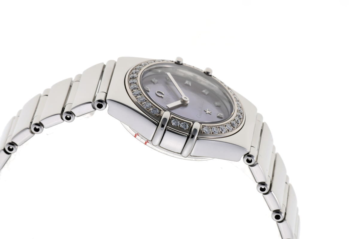 OMEGA オメガ コンステレーション ミニ マイチョイス ダイヤ クォーツ USA限定 1457.78 ＳＳ レディース 時計 2510106