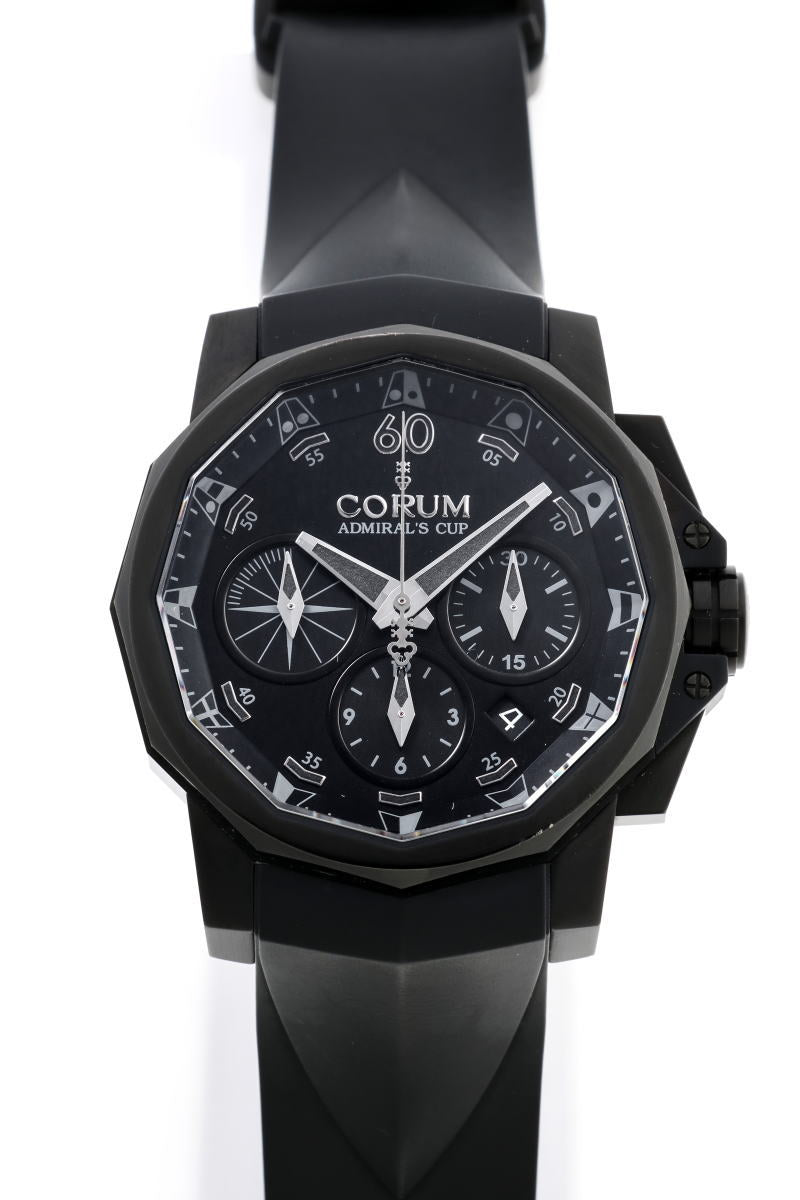 CORUM コルム アドミラルズカップ チャレンジ クロノ オートマチック 01.0007 753.691.98 SS PVD メンズ 時計 2510109