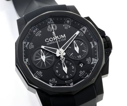 CORUM コルム アドミラルズカップ チャレンジ クロノ オートマチック 01.0007 753.691.98 SS PVD メンズ 時計 2510109