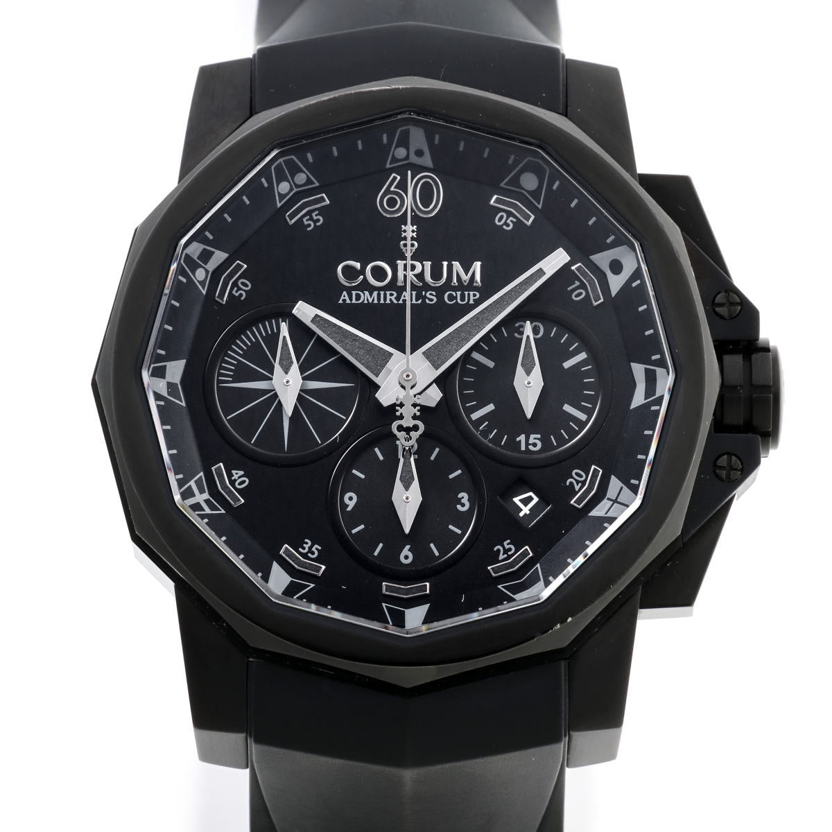 CORUM コルム アドミラルズカップ チャレンジ クロノ オートマチック 01.0007 753.691.98 SS PVD メンズ 時計 2510109