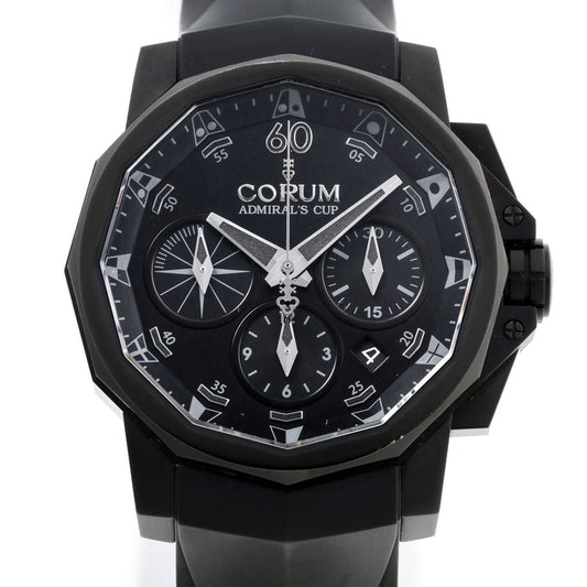 CORUM コルム アドミラルズカップ チャレンジ クロノ オートマチック 01.0007 753.691.98 SS PVD メンズ 時計 2510109