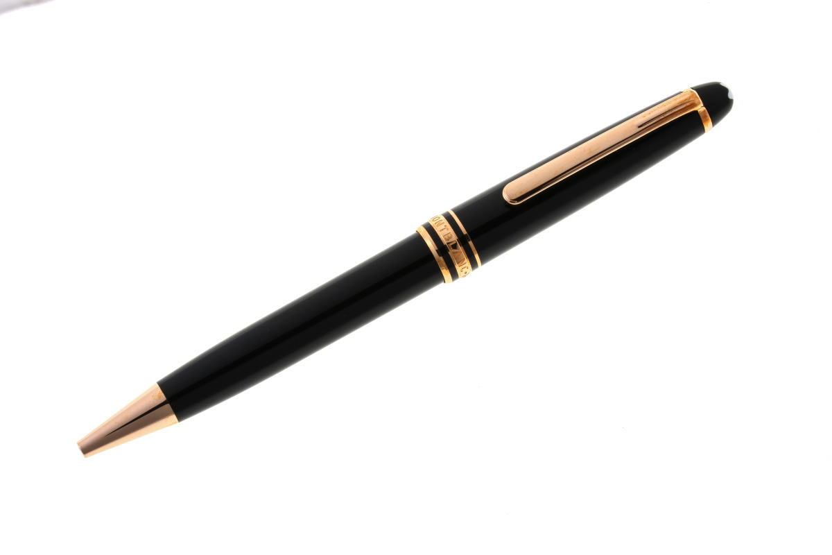 MONTBLANC モンブラン マイスターシュテュック 164 ボールペン ブラック / ゴールド レジン / GP 112679 2510112