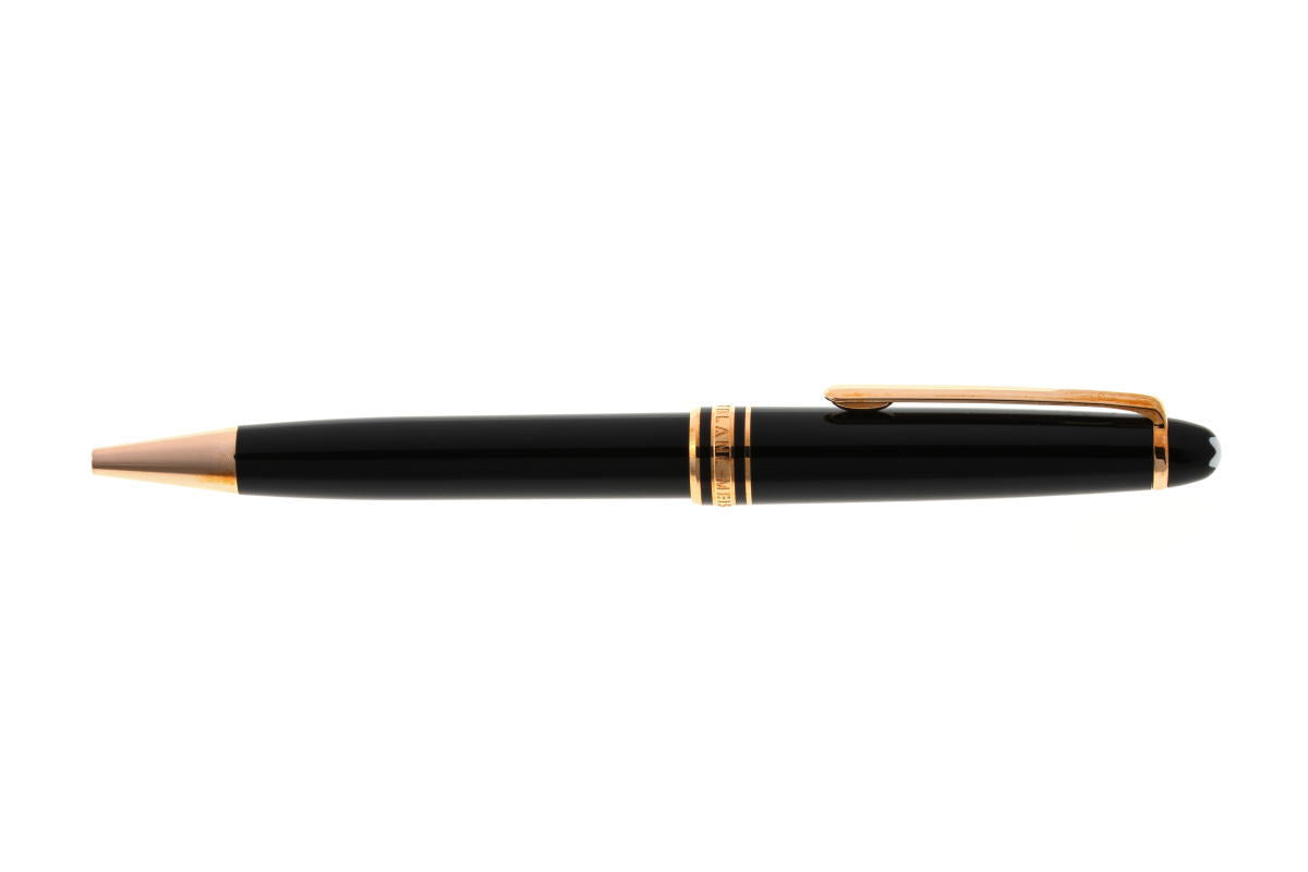 MONTBLANC モンブラン マイスターシュテュック 164 ボールペン ブラック / ゴールド レジン / GP 112679 2510112