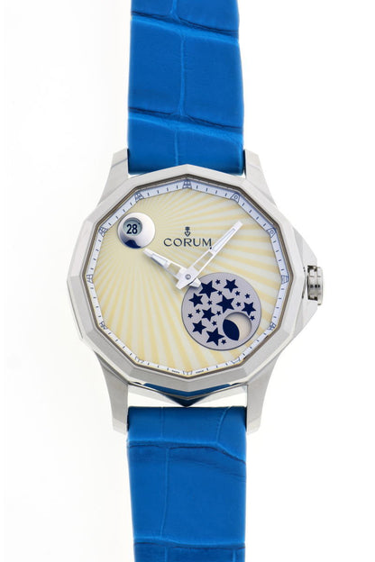 CORUM コルム アドミラルズカップ レジェンド 38 ミステリームーン オートマチック A384/03118 SS ボーイズ 時計 2510113