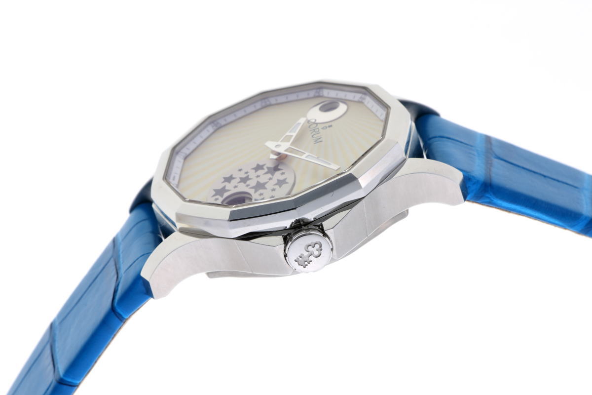 CORUM コルム アドミラルズカップ レジェンド 38 ミステリームーン オートマチック A384/03118 SS ボーイズ 時計 2510113