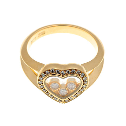 Chopard ショパール ハッピーダイヤモンド ハート #10 リング 82/4502-20 イエローゴールド 750YG 2510114