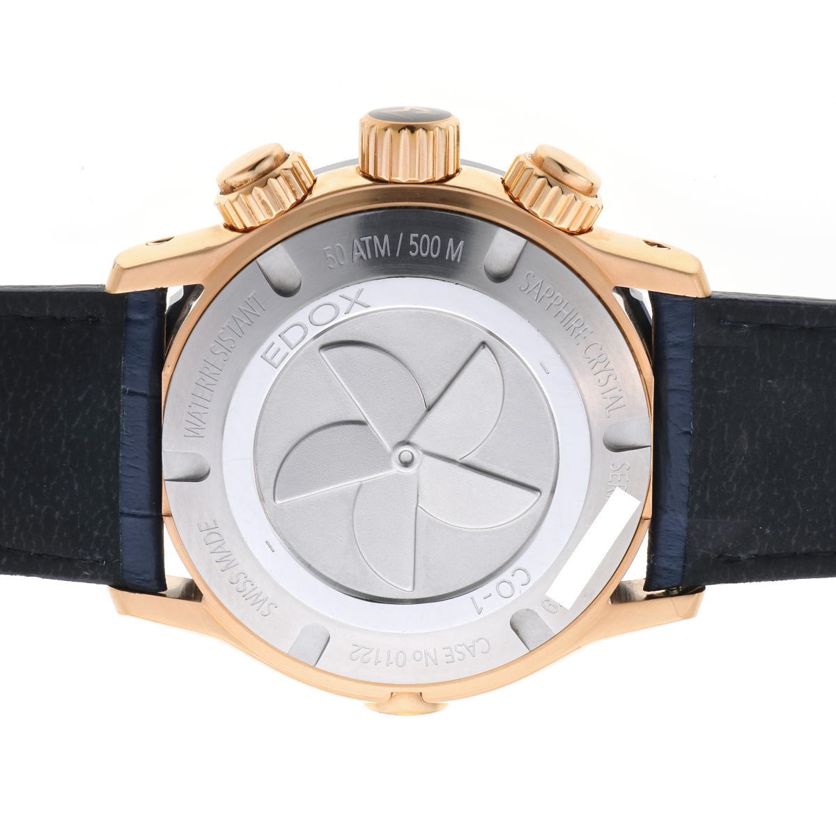 EDOX エドックス クロノオフショア1 クロノグラフ デイデイト オートマチック 01122-37RBU3-BUIR3-L GP / SS / CE メンズ 時計 2510119