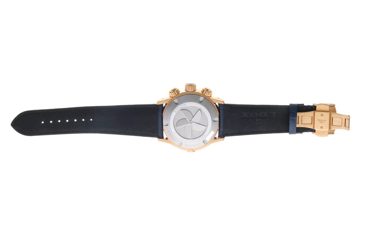 EDOX エドックス クロノオフショア1 クロノグラフ デイデイト オートマチック 01122-37RBU3-BUIR3-L GP / SS / CE メンズ 時計 2510119