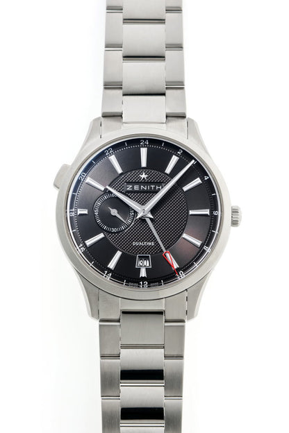 ZENITH ゼニス エリート キャプテン デュアルタイム オートマチック 03.2130.682/22.M2130 SS メンズ 時計 2510122