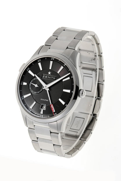 ZENITH ゼニス エリート キャプテン デュアルタイム オートマチック 03.2130.682/22.M2130 SS メンズ 時計 2510122