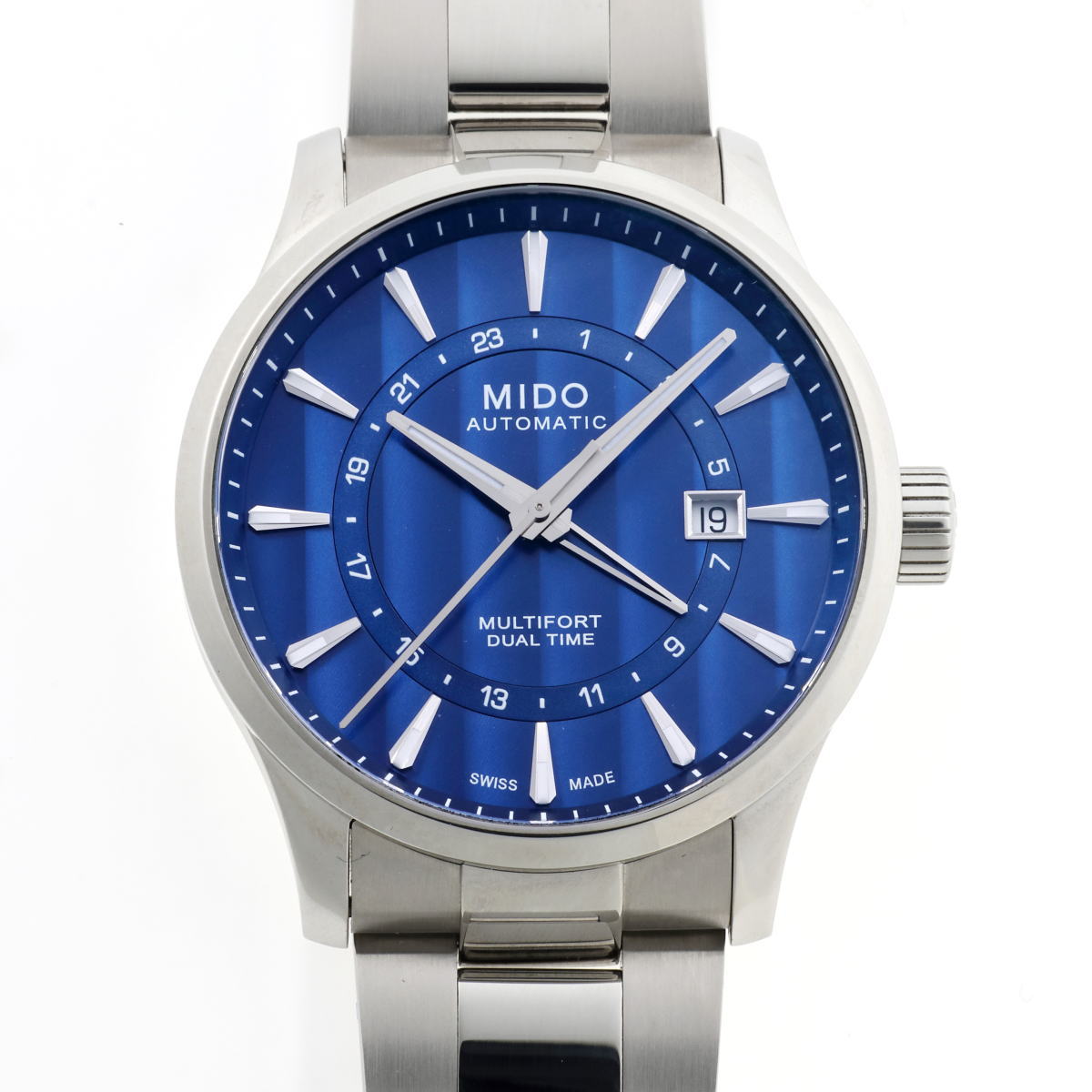 MIDO ミドー マルチフォート デュアルタイム GMT オートマチック M038.429.11.041.00 SS メンズ 時計 2510125