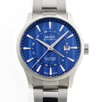 MIDO ミドー マルチフォート デュアルタイム GMT オートマチック M038.429.11.041.00 SS メンズ 時計 2510125