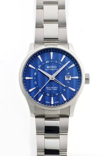 MIDO ミドー マルチフォート デュアルタイム GMT オートマチック M038.429.11.041.00 SS メンズ 時計 2510125