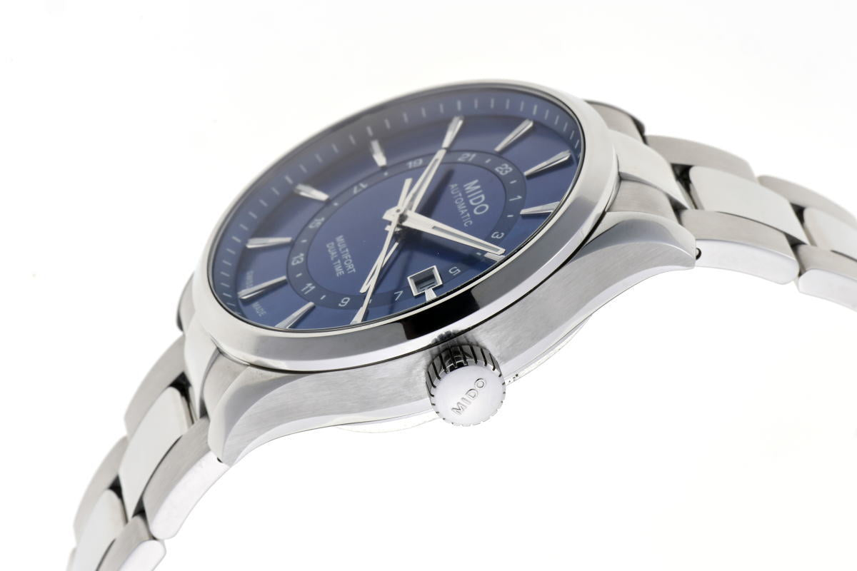 MIDO ミドー マルチフォート デュアルタイム GMT オートマチック M038.429.11.041.00 SS メンズ 時計 2510125