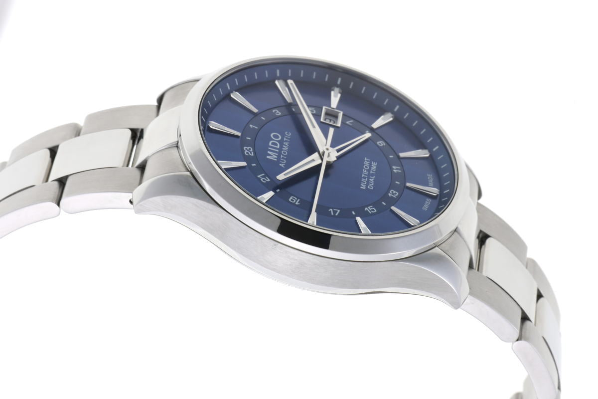 MIDO ミドー マルチフォート デュアルタイム GMT オートマチック M038.429.11.041.00 SS メンズ 時計 2510125