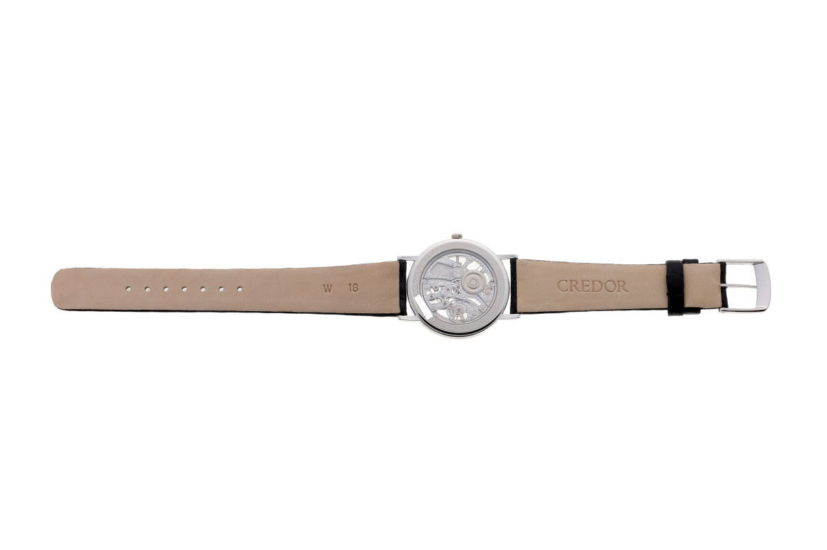 SEIKO セイコー クレドール シグノ スケルトン 手巻 GBBD987 / 6899-0010 PT950 メンズ 時計 2510127
