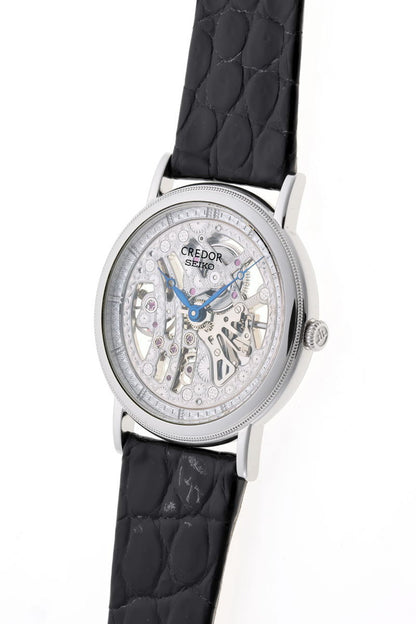 SEIKO セイコー クレドール シグノ スケルトン 手巻 GBBD987 / 6899-0010 PT950 メンズ 時計 2510127