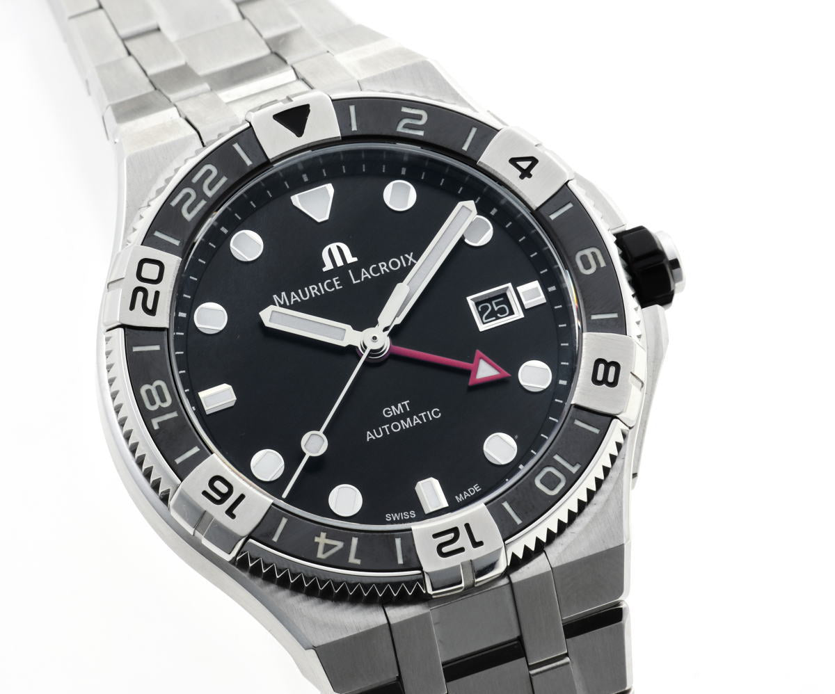 MAURICE LACROIX モーリスラクロア アイコン ベンチュラー GMT オートマチック AI6158-SS002-330-1 SS メンズ 時計 2510128