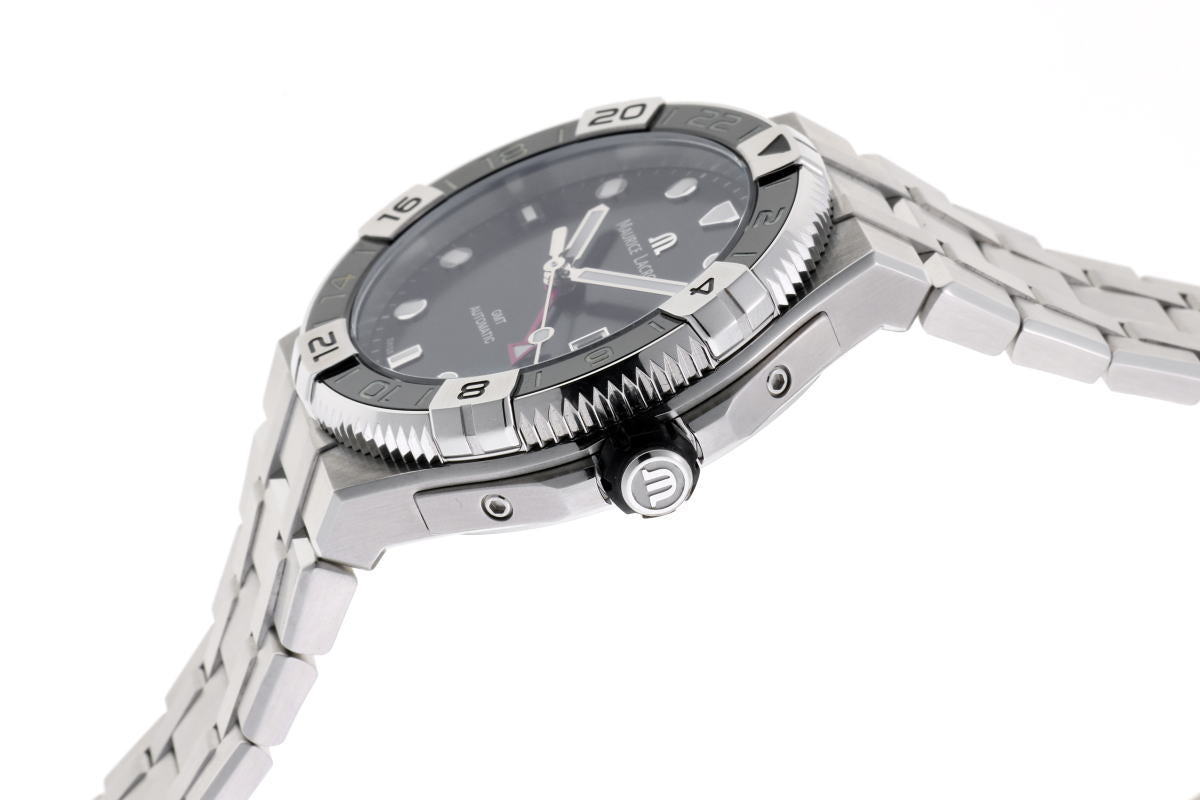 MAURICE LACROIX モーリスラクロア アイコン ベンチュラー GMT オートマチック AI6158-SS002-330-1 SS メンズ 時計 2510128