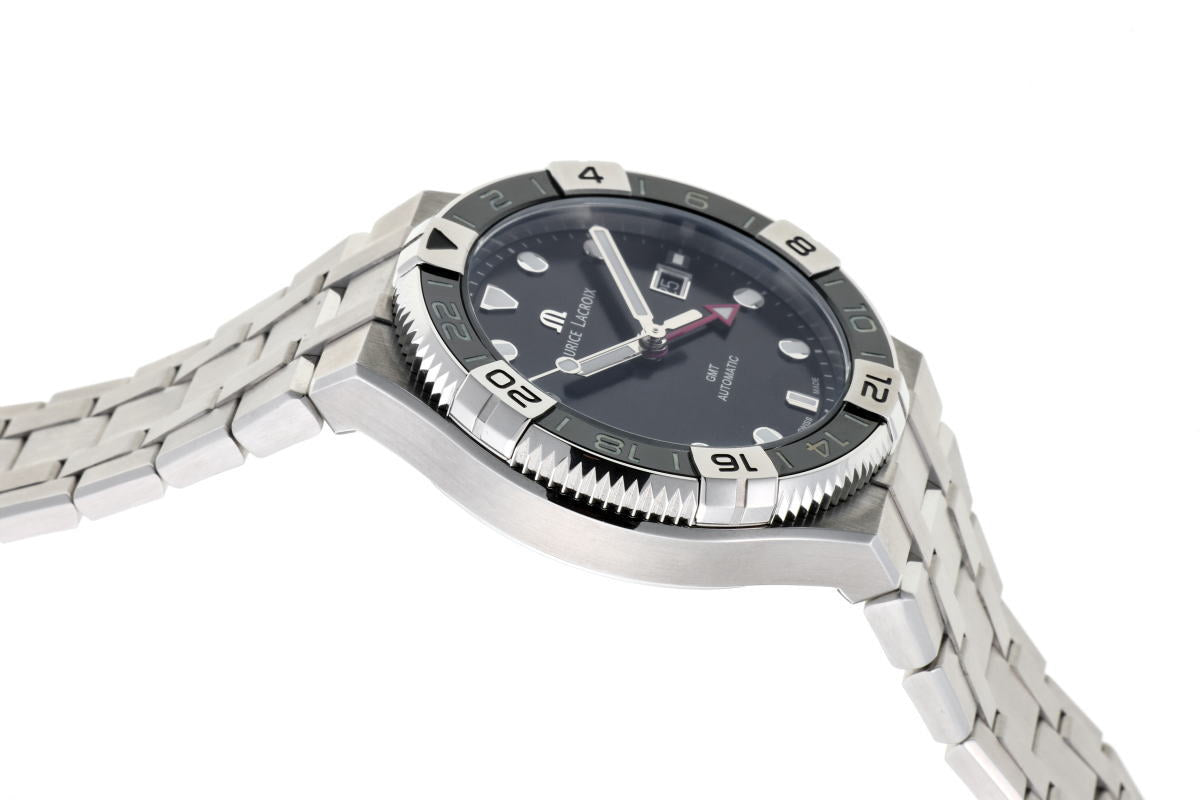 MAURICE LACROIX モーリスラクロア アイコン ベンチュラー GMT オートマチック AI6158-SS002-330-1 SS メンズ 時計 2510128