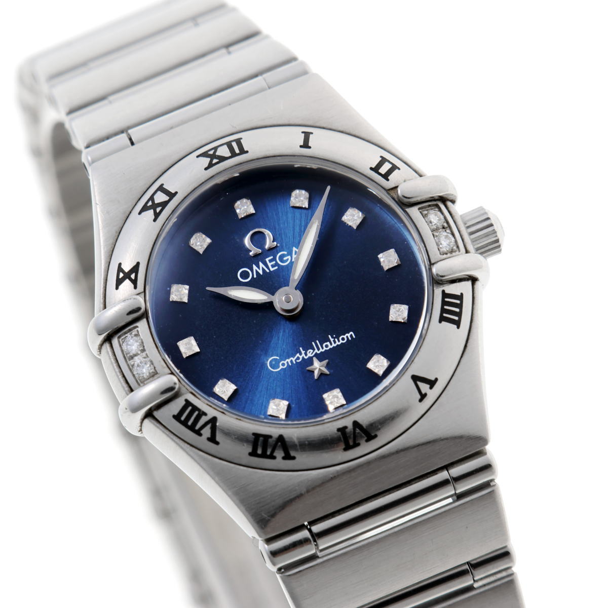 OMEGA オメガ コンステレーション ミニ ダイヤ クォーツ 1567.89 SS レディース 時計 2510133