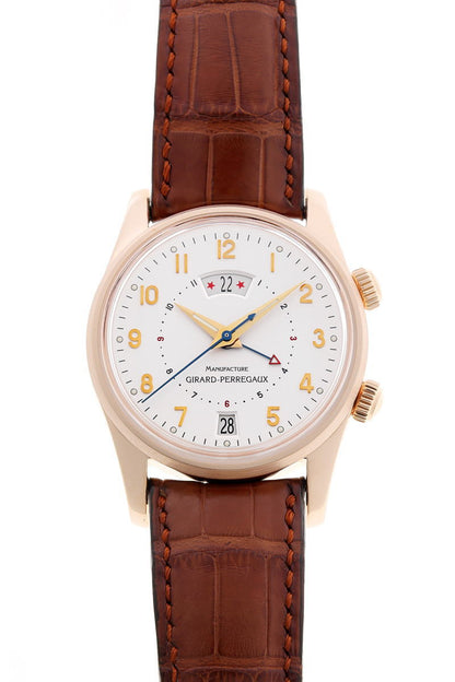 GIRARD-PERREGAUX ジラールペルゴ トラベラー2 GMT アラーム オートマチック 4940 750PG メンズ 時計 2510144