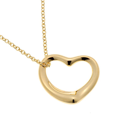 Tiffany & Co. ティファニー エルサ・ペレッティ オープンハート ネックレス イエローゴールド 750YG 2510145