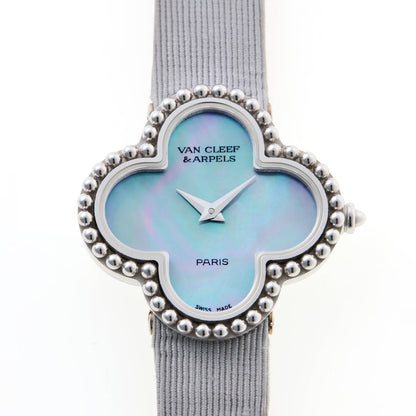Van Cleef & Arpels ヴァンクリーフ＆アーペル アルハンブラ ウォッチ クォーツ 322974 750WG レディース 時計 2510150