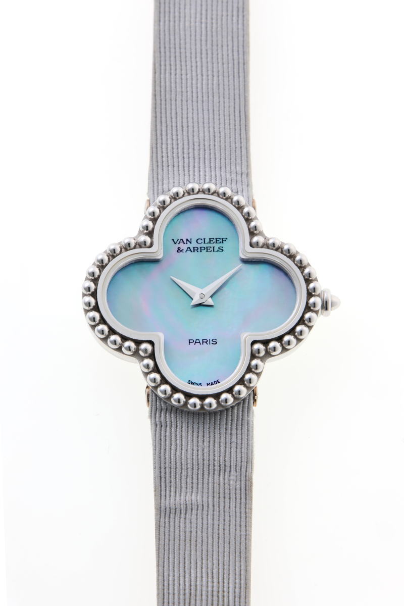 Van Cleef & Arpels ヴァンクリーフ＆アーペル アルハンブラ ウォッチ クォーツ 322974 750WG レディース 時計 2510150