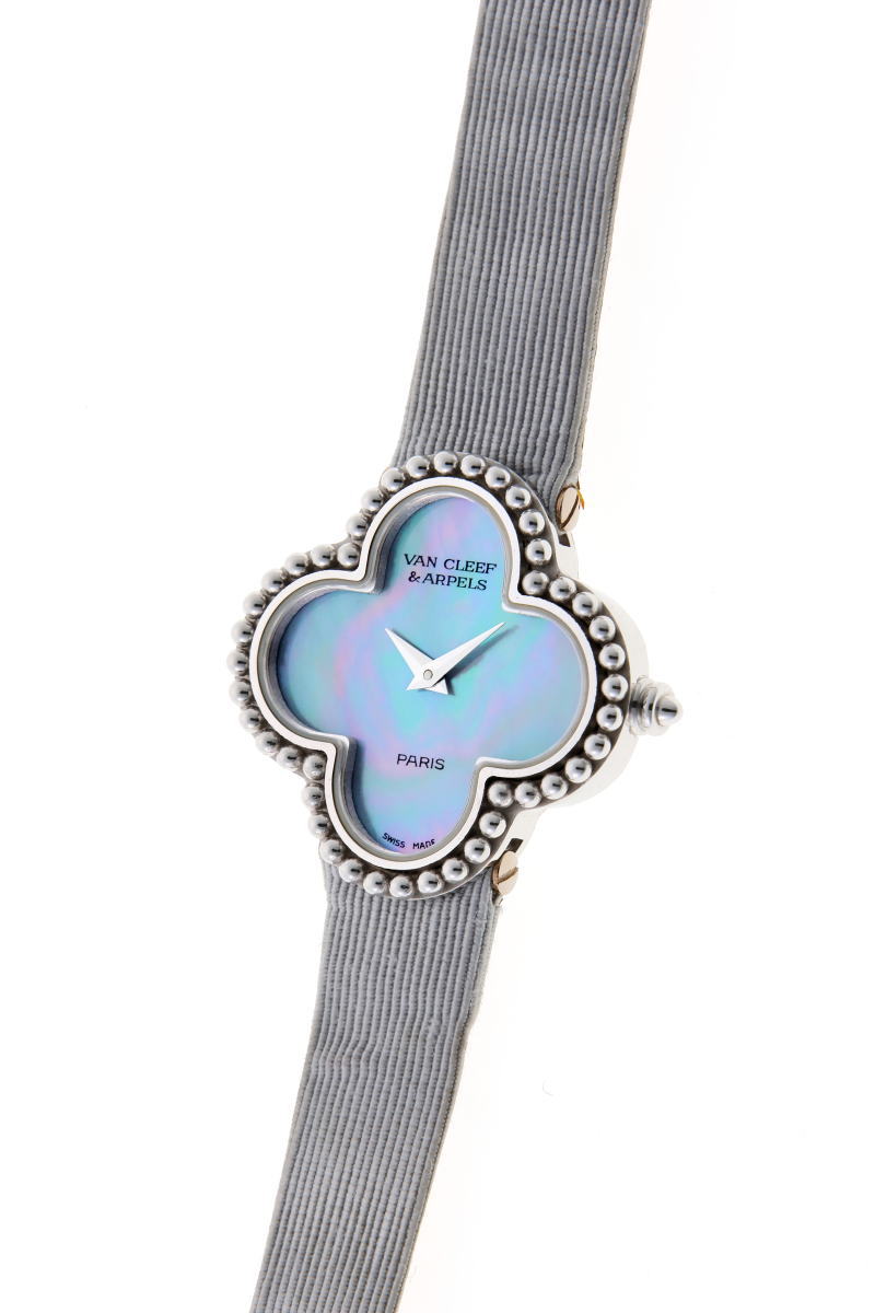 Van Cleef & Arpels ヴァンクリーフ＆アーペル アルハンブラ ウォッチ クォーツ 322974 750WG レディース 時計 2510150