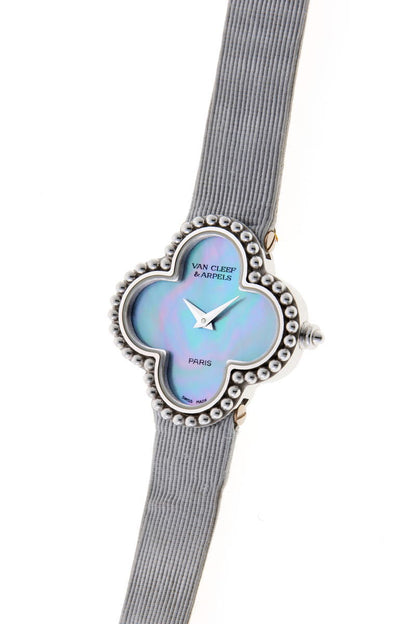 Van Cleef & Arpels ヴァンクリーフ＆アーペル アルハンブラ ウォッチ クォーツ 322974 750WG レディース 時計 2510150