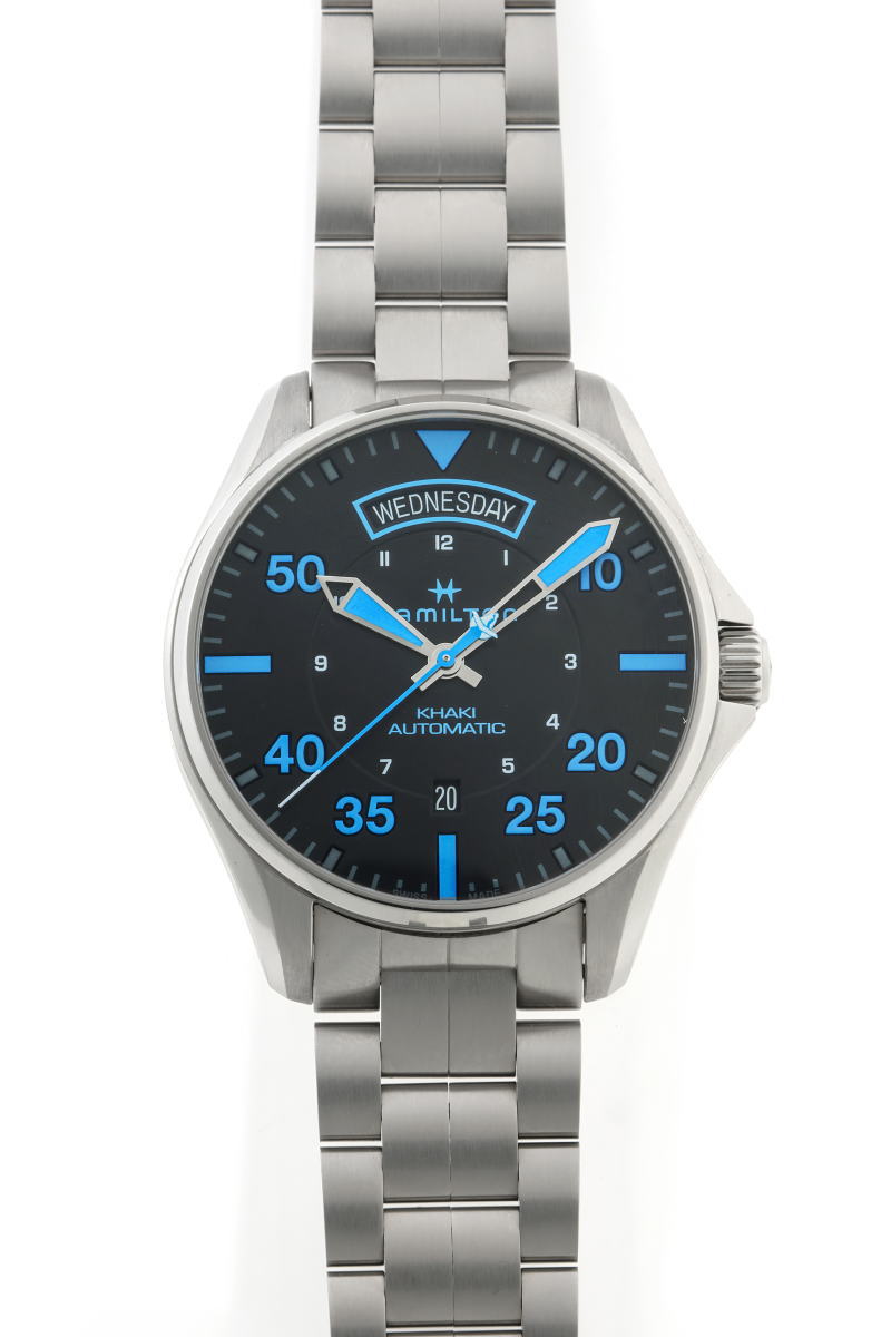ハミルトン　カーキ　オートマチック　シルバー盤 first-hamilton-watch-khaki-