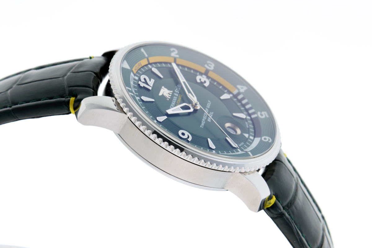 JAERMANN ＆ STUBI ヤーマン&ストゥービ ロイヤルオープン コースタイマー GMT オートマチック RCB1 SS メンズ 時計 2510154