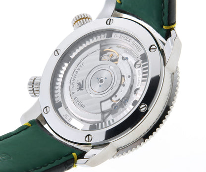 JAERMANN ＆ STUBI ヤーマン&ストゥービ ロイヤルオープン コースタイマー GMT オートマチック RCB1 SS メンズ 時計 2510154