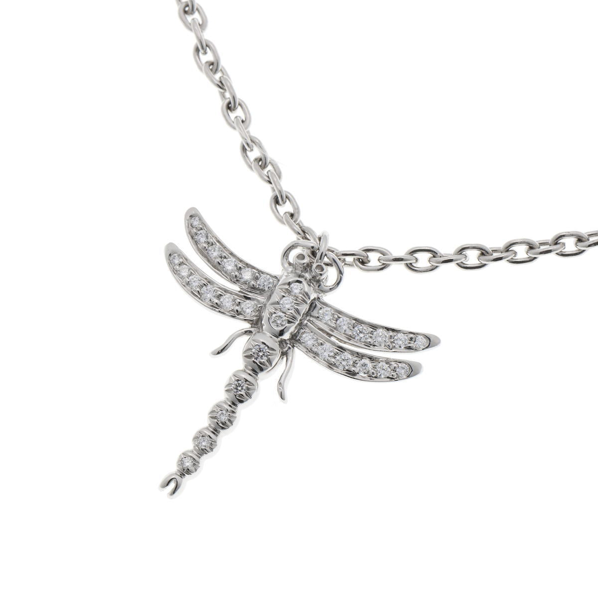 Tiffany & Co. ティファニー ドラゴンフライ ダイヤ ネックレス プラチナ PT950 2510158