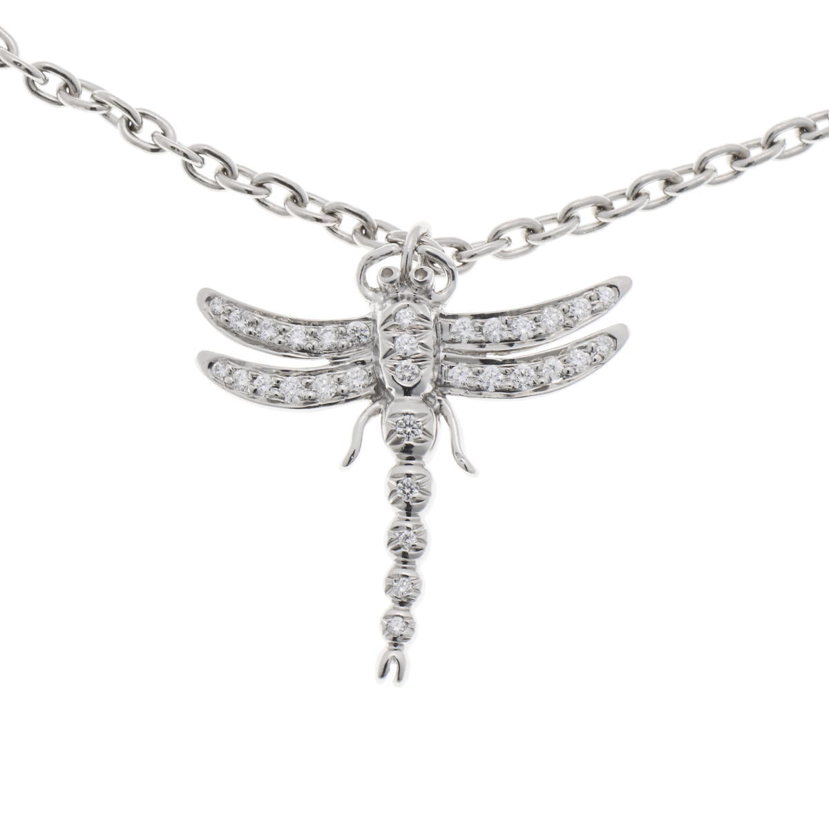 Tiffany & Co. ティファニー ドラゴンフライ ダイヤ ネックレス プラチナ PT950 2510158