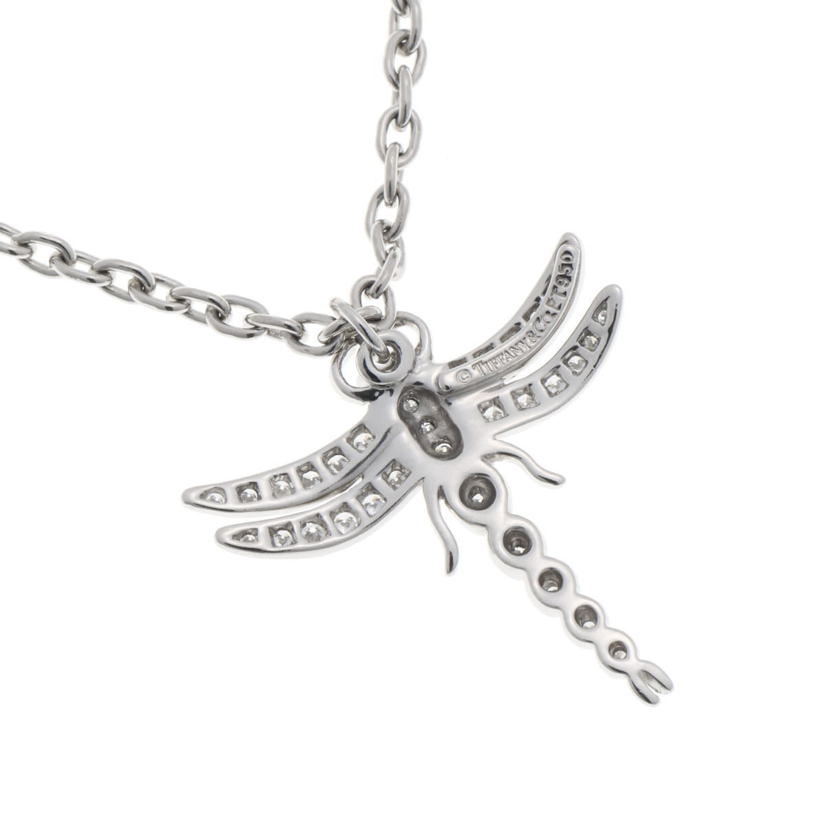 Tiffany & Co. ティファニー ドラゴンフライ ダイヤ ネックレス プラチナ PT950 2510158