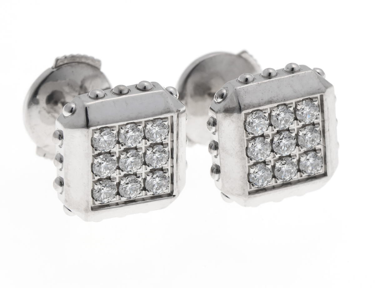 Louis Vuitton ルイヴィトン ピュス アンプリーズ ダイヤ ピアス ホワイトゴールド 750WG 2510160