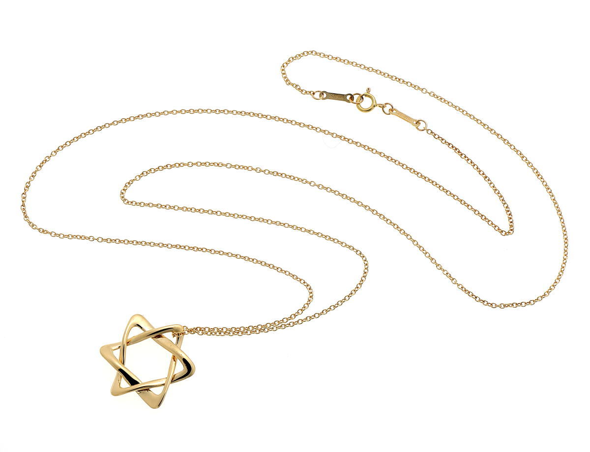 Tiffany & Co. ティファニー エルサ･ペレッティ スターオブダビデ ネックレス - イエローゴールド 750YG 2510176