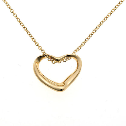Tiffany & Co. ティファニー エルサ・ペレッティ オープンハート ネックレス - イエローゴールド 750YG 2510177