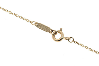 Tiffany & Co. ティファニー エルサ・ペレッティ オープンハート ネックレス - イエローゴールド 750YG 2510177