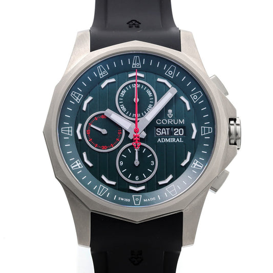 CORUM コルム アドミラルズカップ レジェンド クロノグラフ オートマチック 01.0158 A077/04180 TI メンズ 時計 2510188