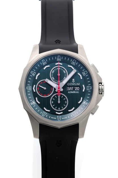 CORUM コルム アドミラルズカップ レジェンド クロノグラフ オートマチック 01.0158 A077/04180 TI メンズ 時計 2510188