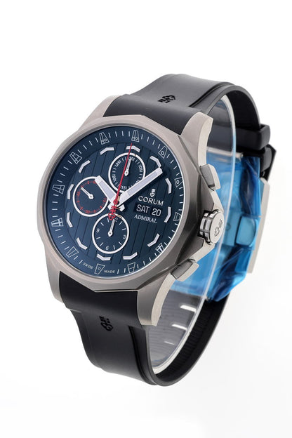 CORUM コルム アドミラルズカップ レジェンド クロノグラフ オートマチック 01.0158 A077/04180 TI メンズ 時計 2510188